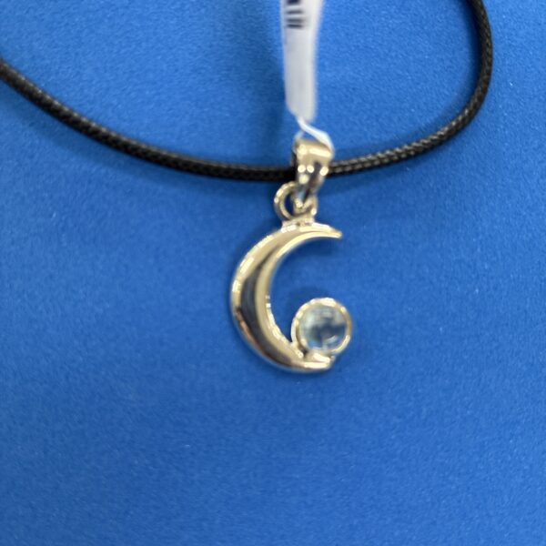 Moonstone/cresent Moon Pendant