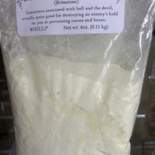 Sulfur Powder (Brimstone) 4 oz