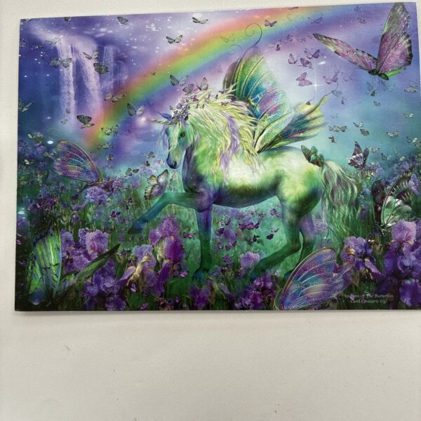 Leanin Tree Card Unicorn Butterflies Bday