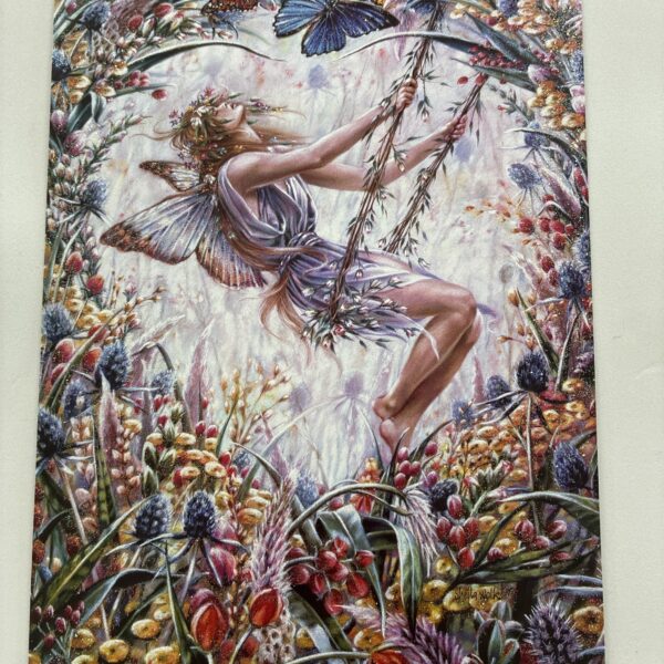 Leanin Tree Card Swing Fairy Bday