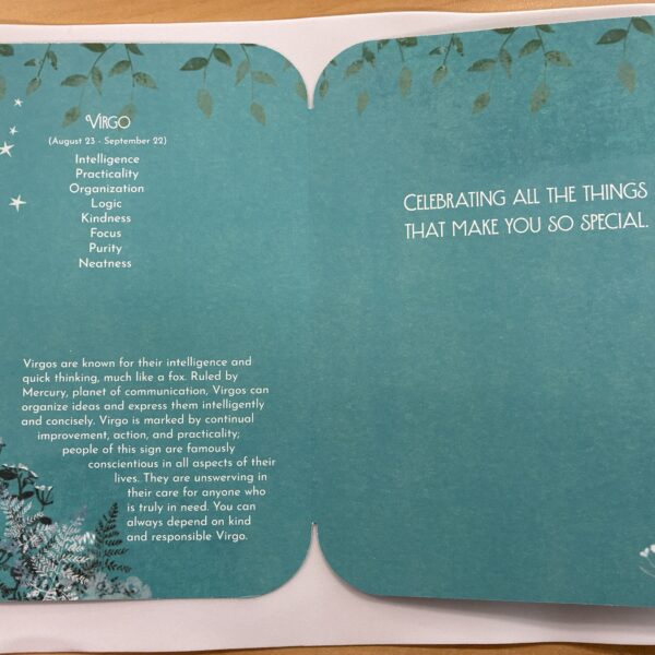 Leanin Tree Card Virgo