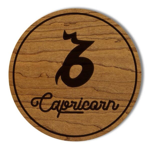 Capricorn Slate Coaster