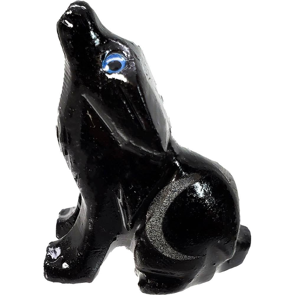 Wolf Spirit Animal - Black Onyx