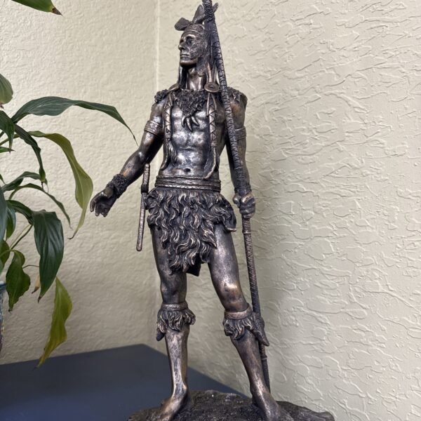 American West Native American Indian with Spear