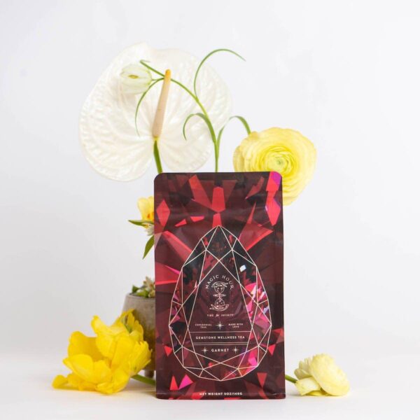 Garnet: Violet Wine Gemstone Wellness Tea - 5oz Pouch (60+ Cups!)