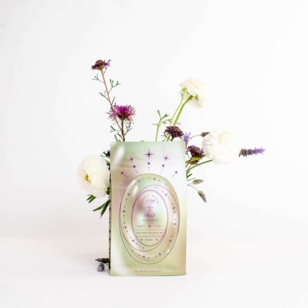 Pearl Tea of Beauty, Clarity, and a Sense of Peace - Luxe Pouch (Refill your Jar!) with 3.5oz Loose Leaf Tea (60-75 Cups)