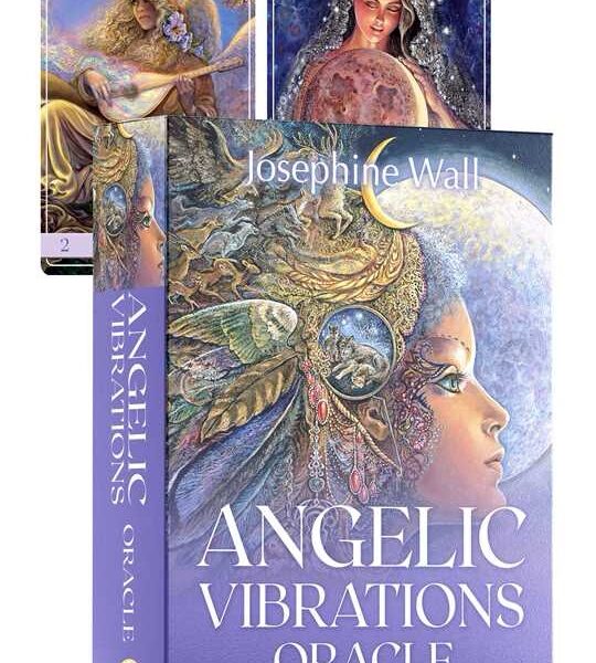 Angelic Vibrations Oracle by Josephine Wall - Flashcards; 128 pages English