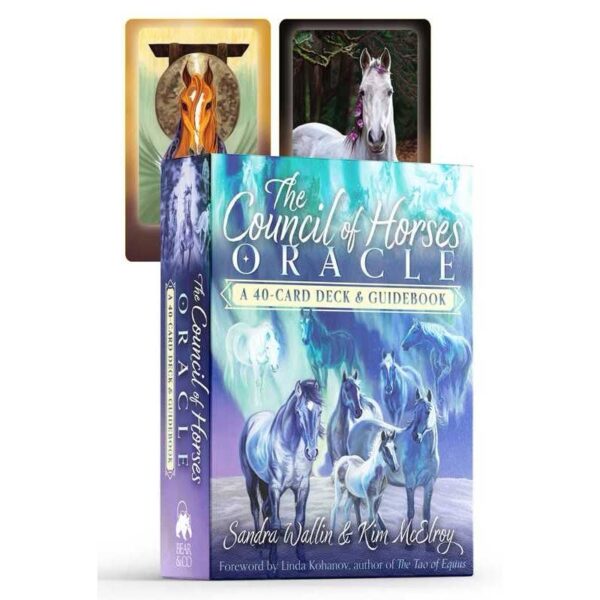 Council of Horses Oracle by Sandra Wallin - Flashcards; 192 pages English