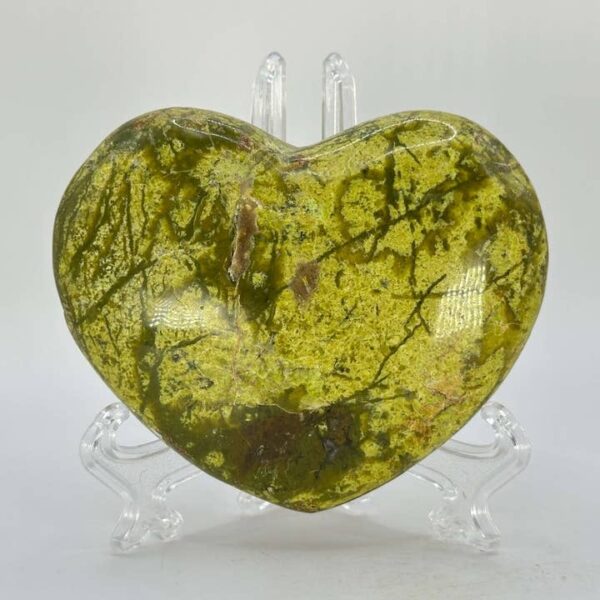 Green Opal Heart Crystal - RSH337