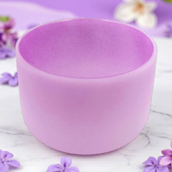Crystal Singing Bowl - Violet 10", Note B