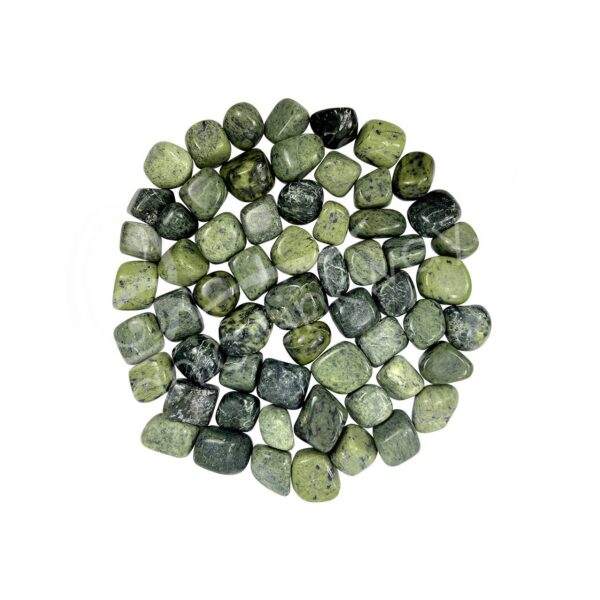 (KG) TUMBLED STONES - JADE, NEPHRITE 20-35 MM