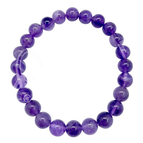 (PC)BRACELET - AMETHYST (8 MM) 8-8.5"