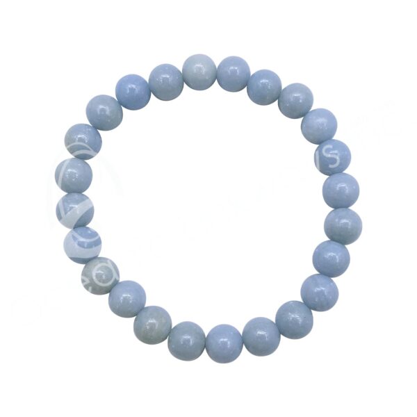 (PC)BRACELET - ANGELITE (8 MM) 8-8.5"