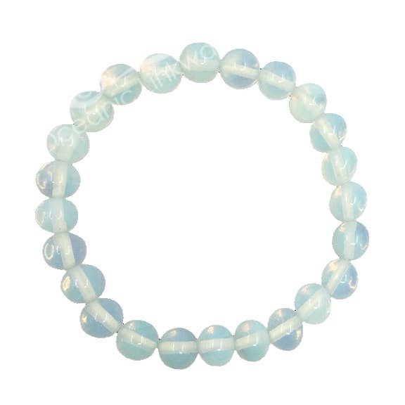 BRACELET - OPALITE (8-8.5 MM) 7.15-7.25" (PC)