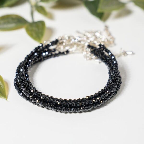 Crystal Anklet | Black Tourmaline | Energy Healing Accessory - Black Tourmaline