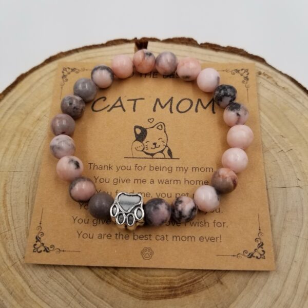 Natural Rhodonite Mother's Day Bracelet
