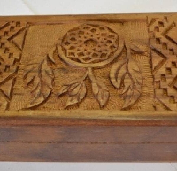 Dream Catcher Wooden Carved 4X6" Box