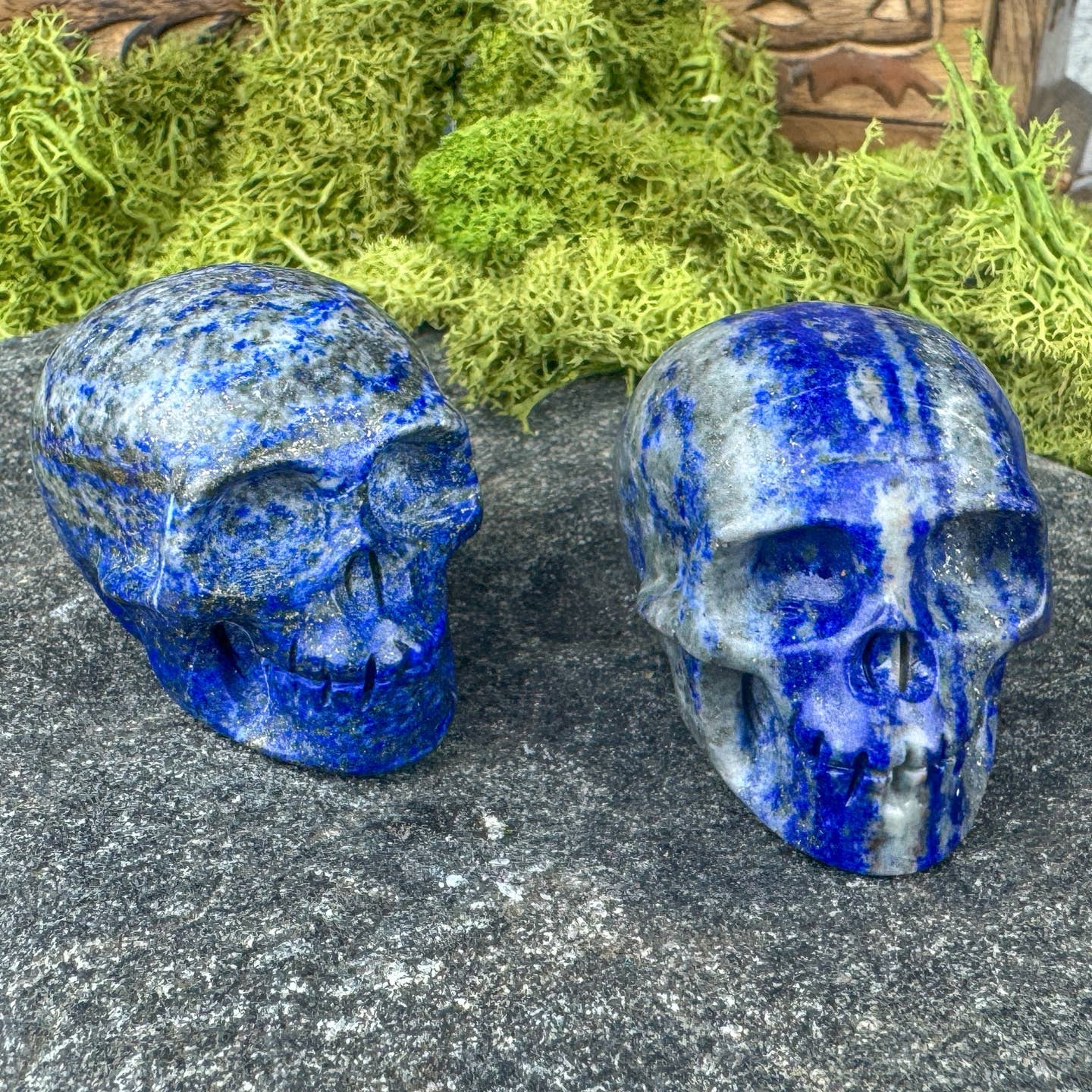 Lapis Lazuli Skull