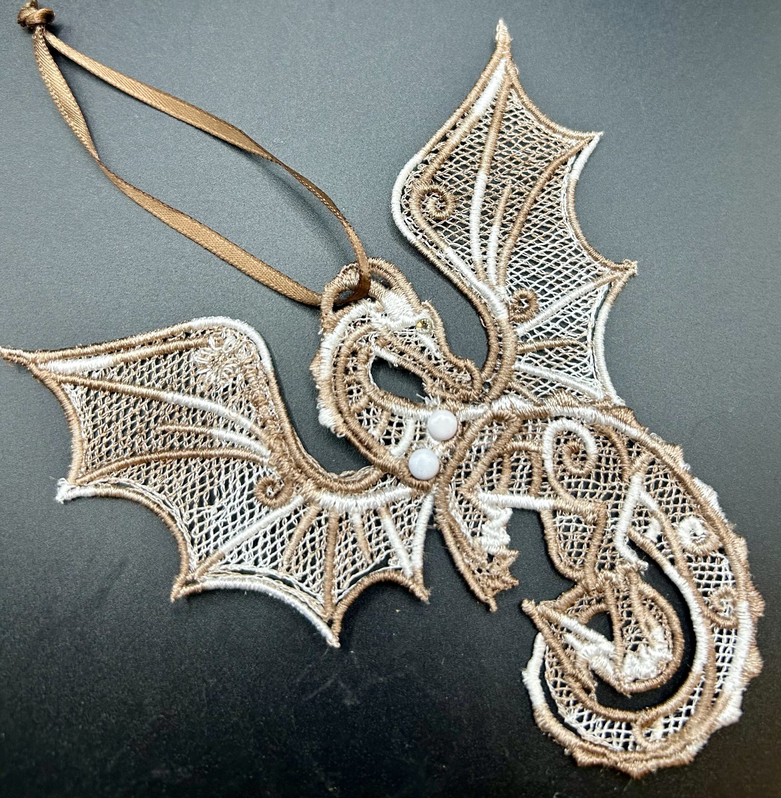 Brown And White Dragon Hanger - Image 3