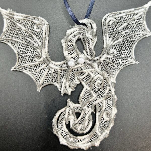 Gray And White Dragon Hanger