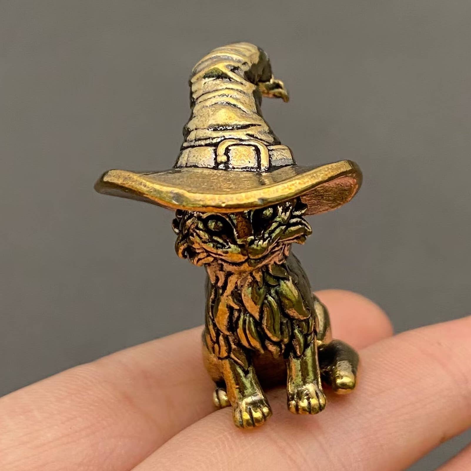 Brass Magic Cat