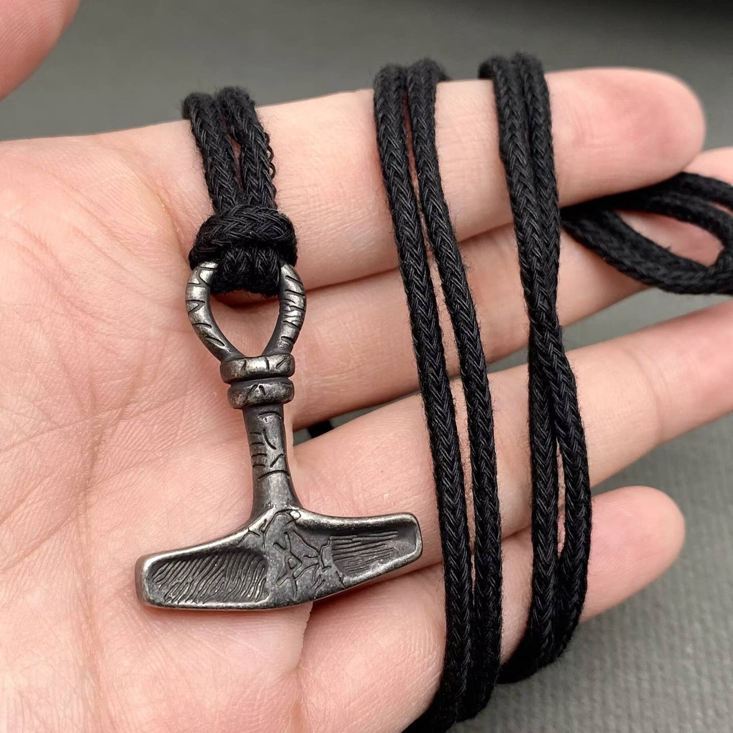 S.Steel Viking Thor's Hammer Pendant Men's