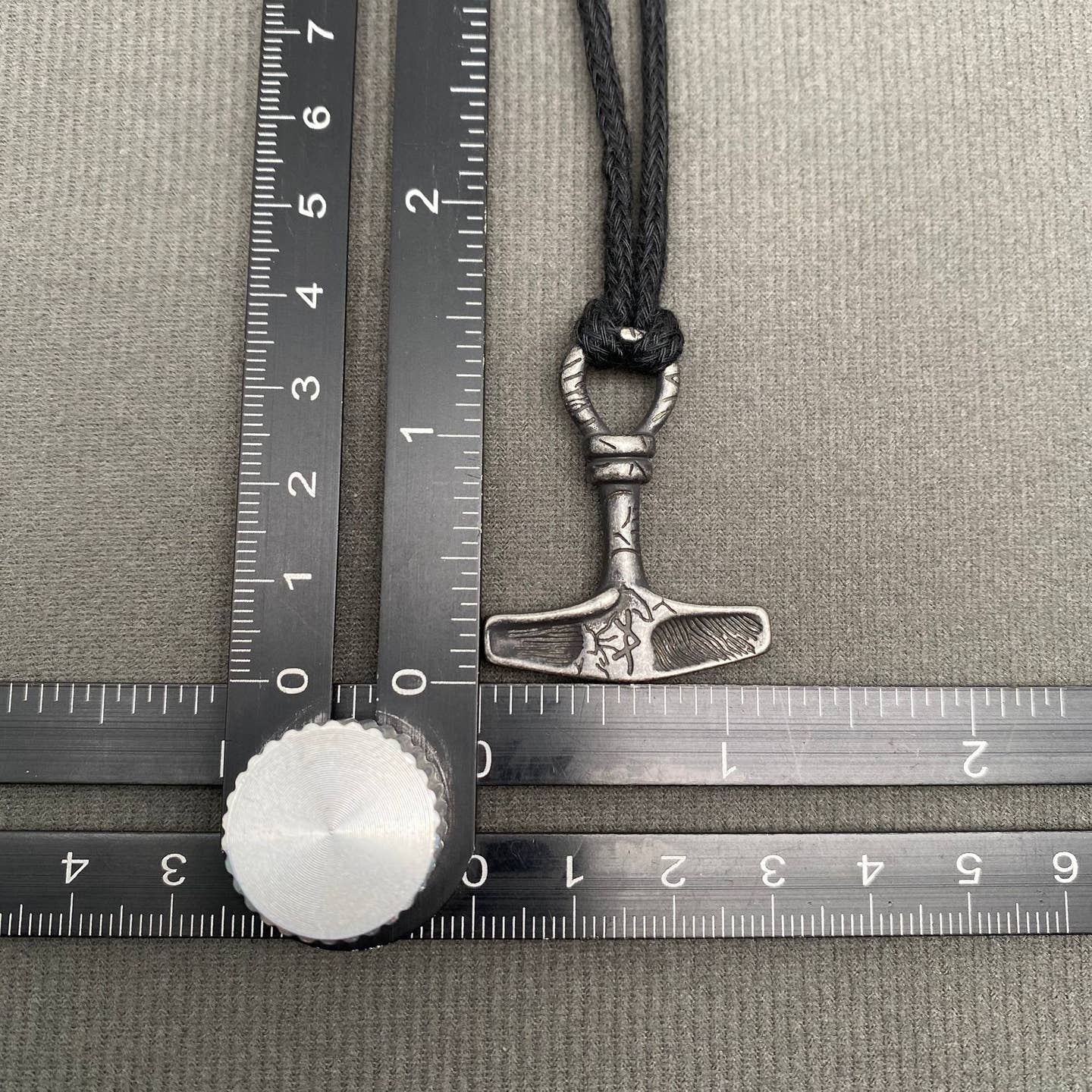 S.Steel Viking Thor's Hammer Pendant Men's - Image 3