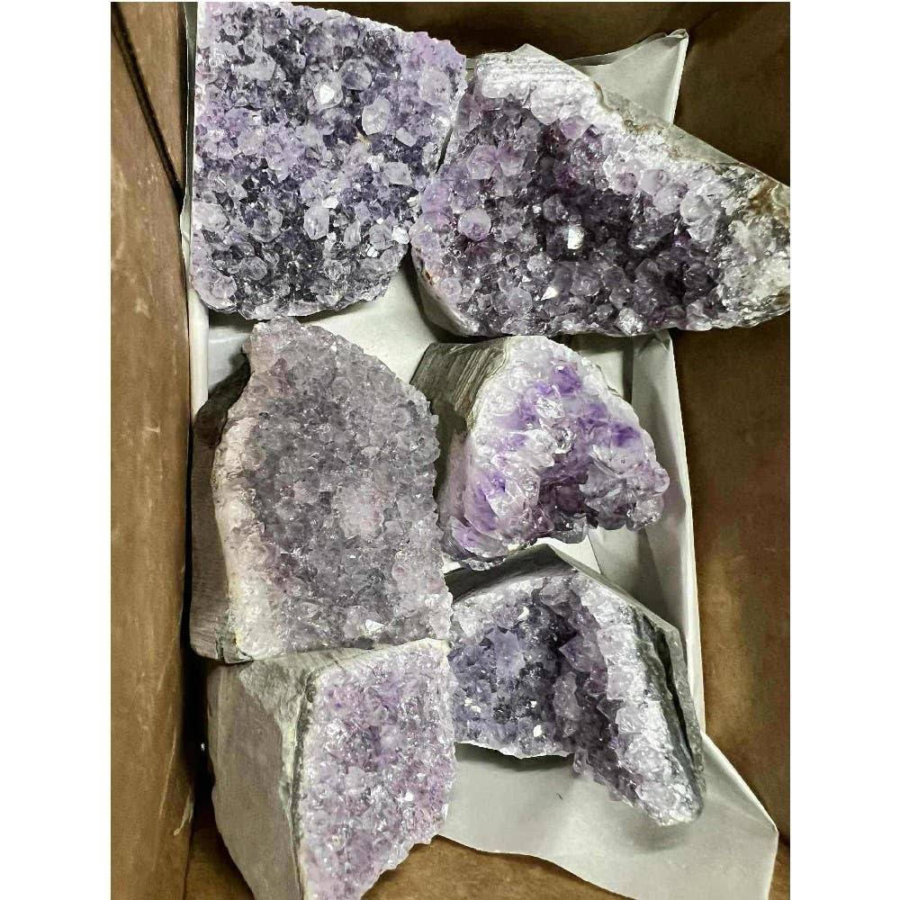 Geodes Small Box - Amethyst Cut Base Clusters - Image 2