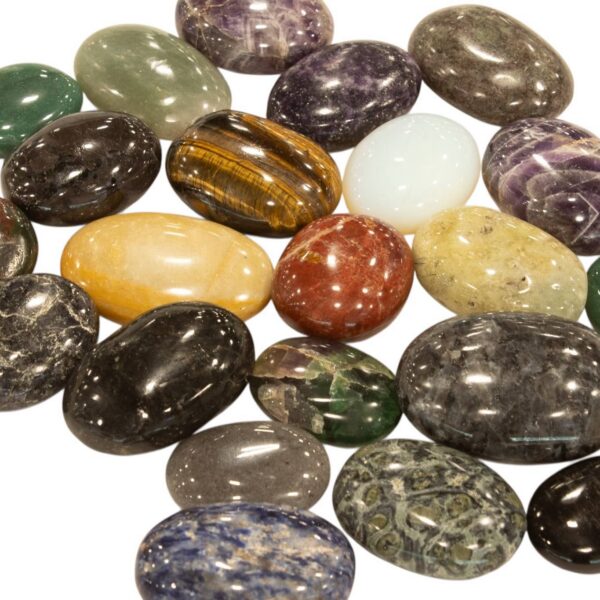 Gemstone Pillow Palm Stone Assorted 40-60mm 1kg/2lbs