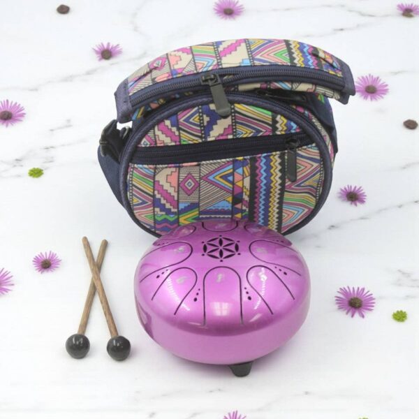Tongue Drum - 12cm, Fuchsia