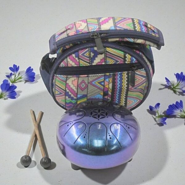 Tongue Drum - 12cm, Purple