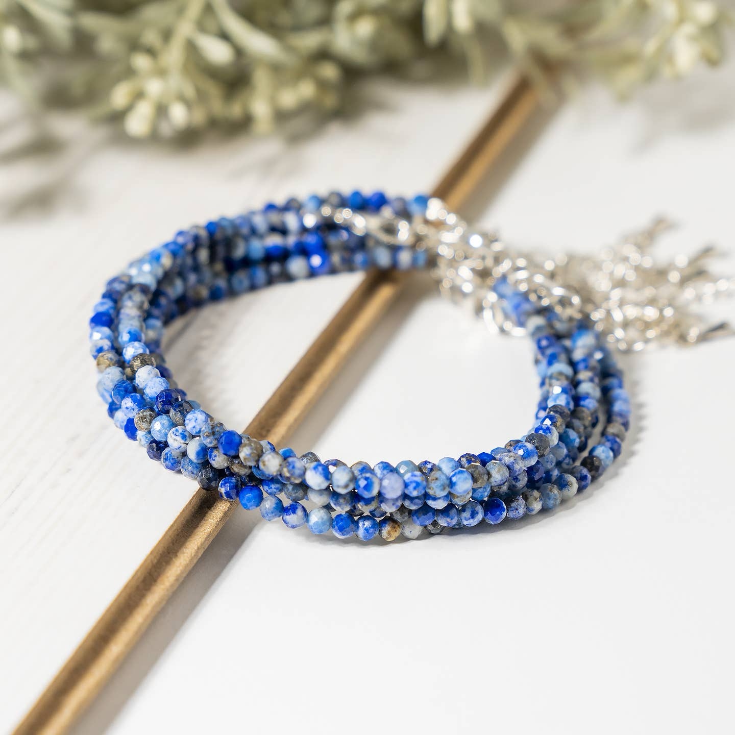 Crystal Anklet | Lapis Lazuli | Energy Healing Accessory - Lapis Lazuli - Image 3