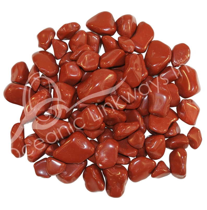 TUMBLED STONES - JASPER, RED 15-30 MM (KG)