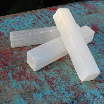 Selenite - Wand Raw, 4"