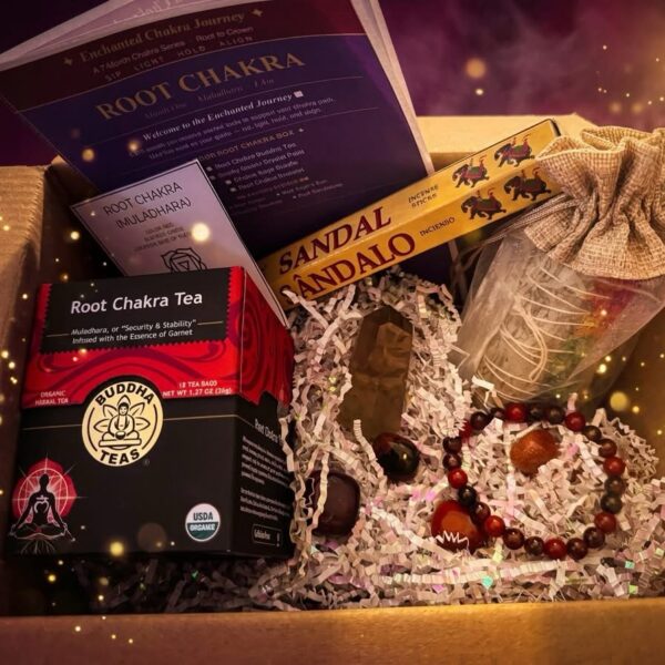 Enchanted Chakra Journey, a 7 month chakra series. Root to Crown. Sip*Light*Hold*Align